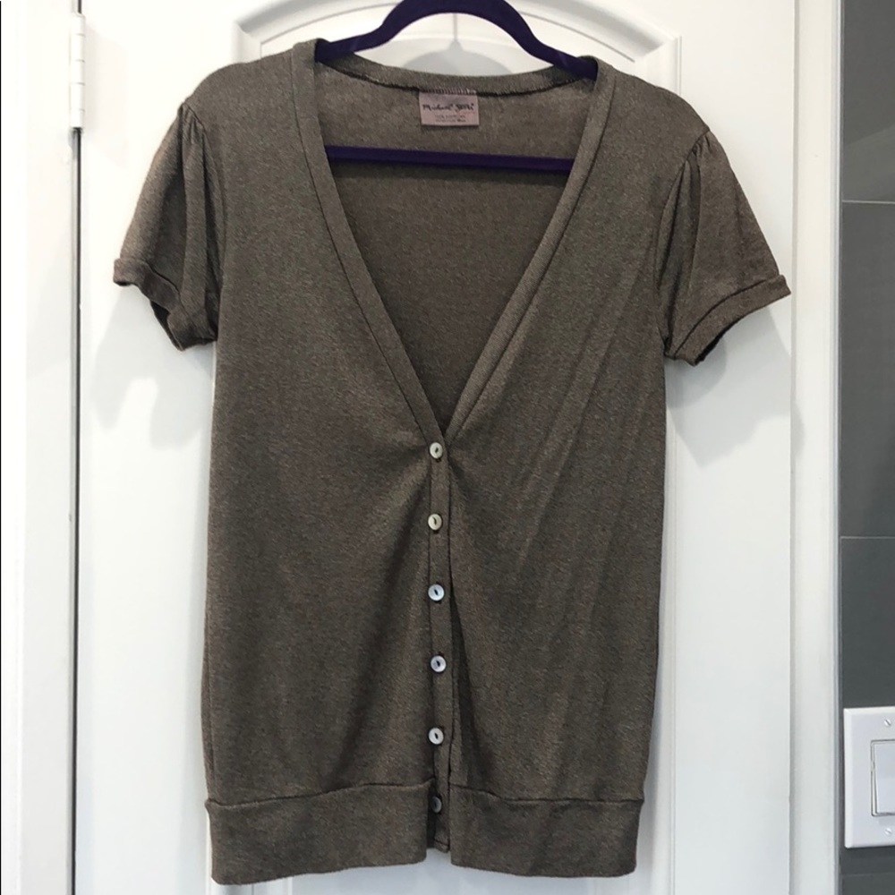 Michael Stars cap sleeve cardigan